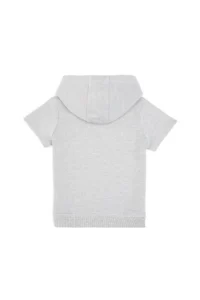 US Polo Assn. Boys' Gray Melanj Hooded Sweatshirt - Image 3