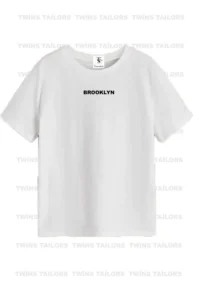 twins tailors Brooklyn Printed 3 Pack Unisex Black-White-Grey Kids T-Shirt/T-Shirt - Image 3