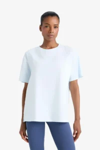 DeFacto Comfort Fit Crew Neck Sports Short Sleeve T-Shirt - Image 3