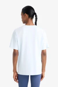 DeFacto Comfort Fit Crew Neck Sports Short Sleeve T-Shirt - Image 7