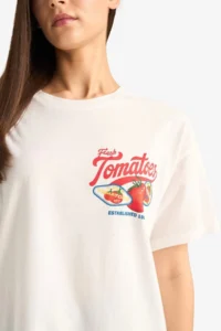 DeFacto 100% Cotton Oversized Printed T-Shirt - Image 5