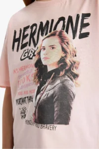 DeFacto Harry Potter Oversize Wide Fit Crew Neck Short Sleeve T-Shirt Girls - Image 4