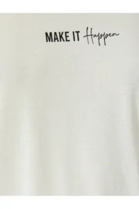 Koton Modal Blend Bat Arm Printed Sports T-Shirt - Image 6