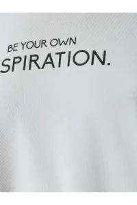 Koton Crew Neck Printed Relaxed Cut Short Sleeve Sports T-Shirt - Image 6