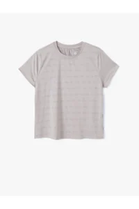 Koton Crew Neck Short Sleeve Sports T-Shirt with Stitching Detail - Image 3