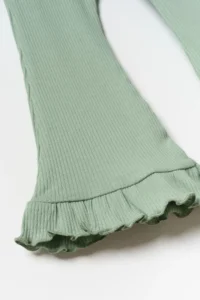 Minipodyum Girls' Frilly İspanyol Hem Leggings - Image 2