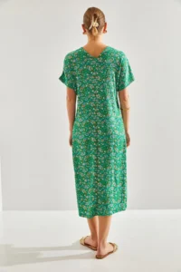 Bianco Lucci Women V-neck Patterned Dress - Image 2
