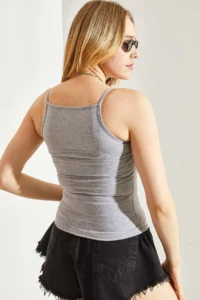 Bianco Lucci Women Rope Sleeveless Tank Top - Image 3
