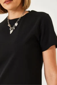 Bianco Lucci Women Crew Neck Casual Dress 70213 - Image 7