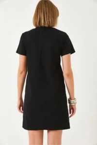 Bianco Lucci Women Crew Neck Casual Dress 70213 - Image 8