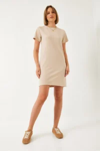Bianco Lucci Women Crew Neck Casual Dress 70213 - Image 2