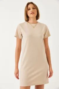 Bianco Lucci Women Crew Neck Casual Dress 70213 - Image 4