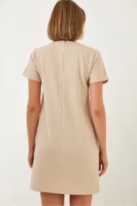 Bianco Lucci Women Crew Neck Casual Dress 70213 - Image 7