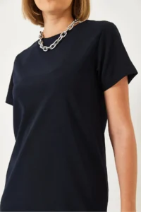 Bianco Lucci Women Crew Neck Casual Dress 70213 - Image 7