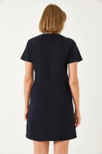 Bianco Lucci Women Crew Neck Casual Dress 70213 - Image 8