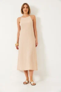 Bianco Lucci Women's Strappy Summer Long Knitted Dress 70243 - Image 3