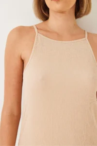 Bianco Lucci Women's Strappy Summer Long Knitted Dress 70243 - Image 5