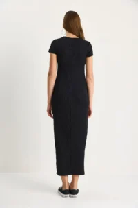 Bianco Lucci Women Ribbed Saran Knitting Dress - Image 6