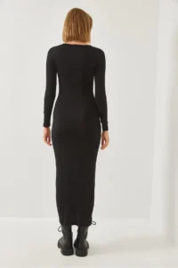 Bianco Lucci Women LONG Dress 376 - Image 4