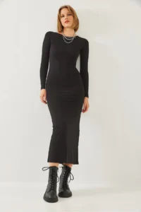 Bianco Lucci Women LONG Dress 376 - Image 5