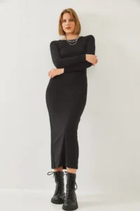 Bianco Lucci Women LONG Dress 376 - Image 6