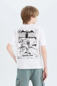 DeFacto Dragon Ball Crew Neck Back Printed Short Sleeve T-Shirt Boy