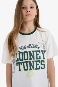 DeFacto Harry Potter Relax Fit Crew Neck Short Sleeve T-Shirt Girls - Image 4