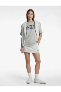 Koton Short Sleeve Crew Neck Printed Oversize Sports T-Shirt