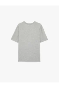 Koton Short Sleeve Crew Neck Printed Oversize Sports T-Shirt - Image 4