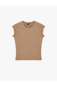 Koton Rahat Pattern Sleeveless Crew Neck Sports T-Shirt - Image 2
