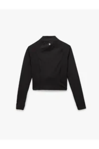 Koton Long Sleeve Zippered slim Fit Sports T-Shirt - Image 4