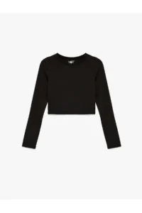 Koton slim Fit Long Sleeve Crew Neck Sports T-Shirt