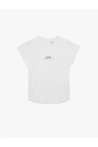 Koton Short Sleeve Crew Neck Printed Sports T-Shirt