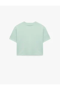 Koton Short Sleeve Crew Neck Cotton Sports T-Shirt - Image 2