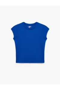 Koton Basic Short Sleeve Crew Neck Sports T-Shirt - Image 2