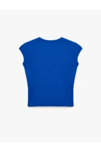 Koton Basic Short Sleeve Crew Neck Sports T-Shirt - Image 3