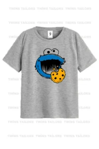 twins tailors Giraffe Printed 3 Pack Unisex White-Grey-Orange Kids T-Shirt/T-Shirt - Image 2