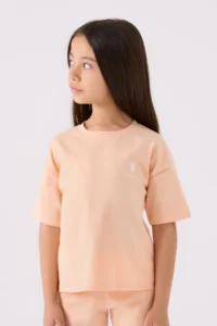 US Polo Assn. U.s. Polo Shirt Assn Girls' Green Bermuda Set - Image 2