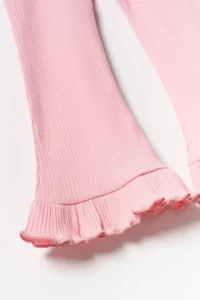 Minipodyum Girls' Frilly flared leg Leggings - Image 2