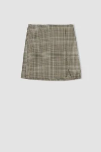 DeFacto Patterned slit Weaving Mini Skirt - Image 6