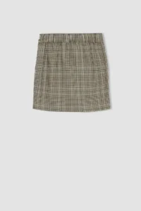 DeFacto Patterned slit Weaving Mini Skirt - Image 8