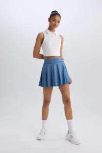 DeFacto Mini Tennis Skirt with Tights - Image 4