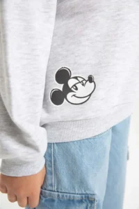 DeFacto Girl's Disney Mickey & Minnie Oversize Wide Fit Crew Neck Sweatshirt A5603a823au - Image 7