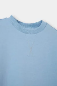 DeFacto Crew Neck Basic Plain Sweatshirt Baby Boy - Image 2