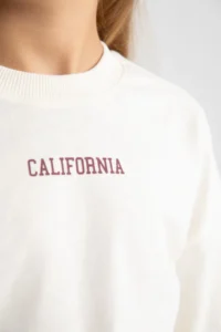 DeFacto Girl's Crew Neck Long Sleeve T-Shirt A7430a823au - Image 4
