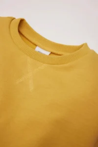 DeFacto Baby Boy Crew Neck Soft Fuzzy Basic Plain Sweatshirt - Image 5