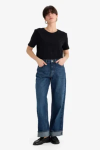DeFacto Regular Fit Crew Neck Basic Plain Premium Short Sleeve T-Shirt - Image 2