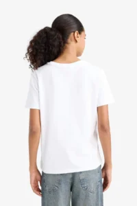 DeFacto Regular Fit Crew Neck Basic Plain Premium Short Sleeve T-Shirt - Image 4