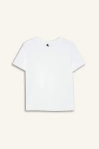 DeFacto Regular Fit Crew Neck Basic Plain Premium Short Sleeve T-Shirt - Image 5