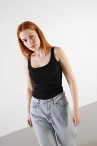 Addax Thick Sleeveless Basic Tank Top A13404-j5 - Image 2